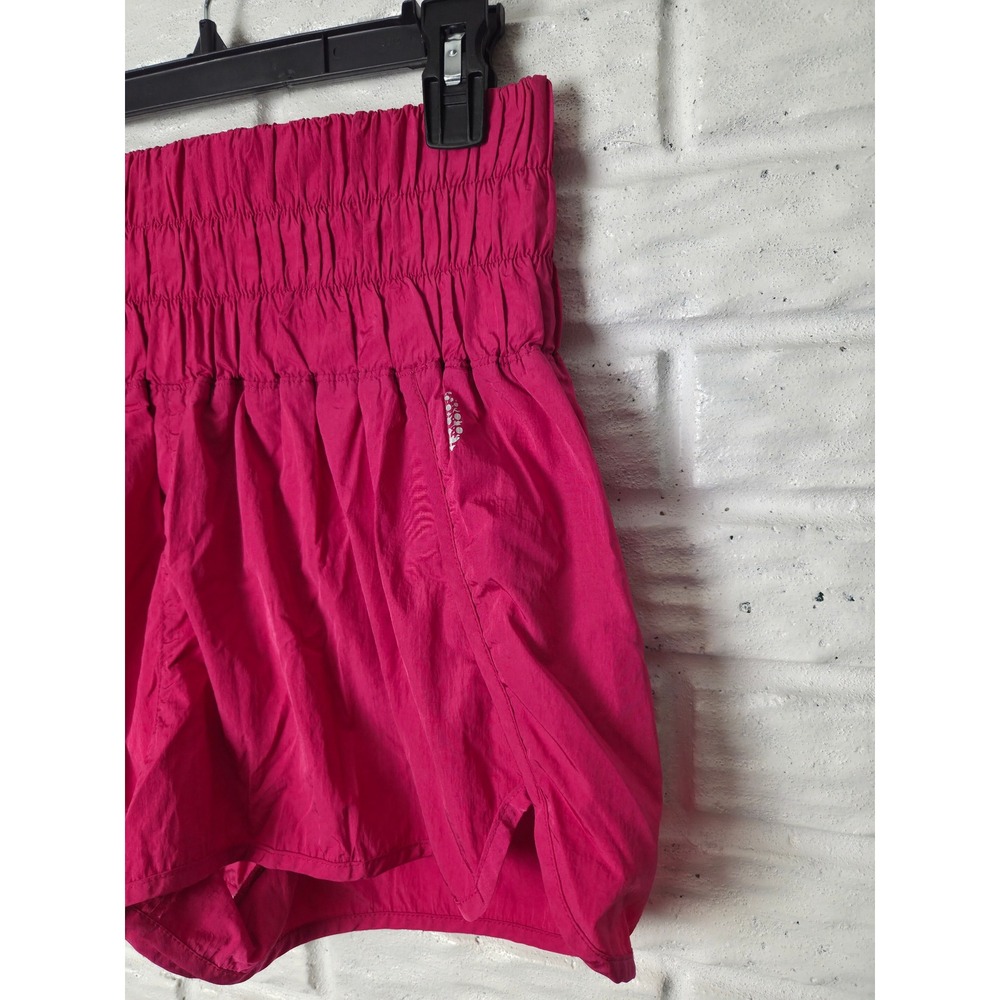 FP Movement Free People shorts Women's size Large Pink Pull On Athletic - Picture 2 of 6